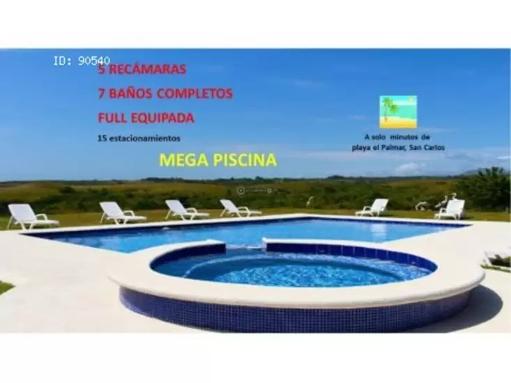 B/.575.00
 

 (Rebajado 15%) Alquiler de Casas de Playa en Las Uvas